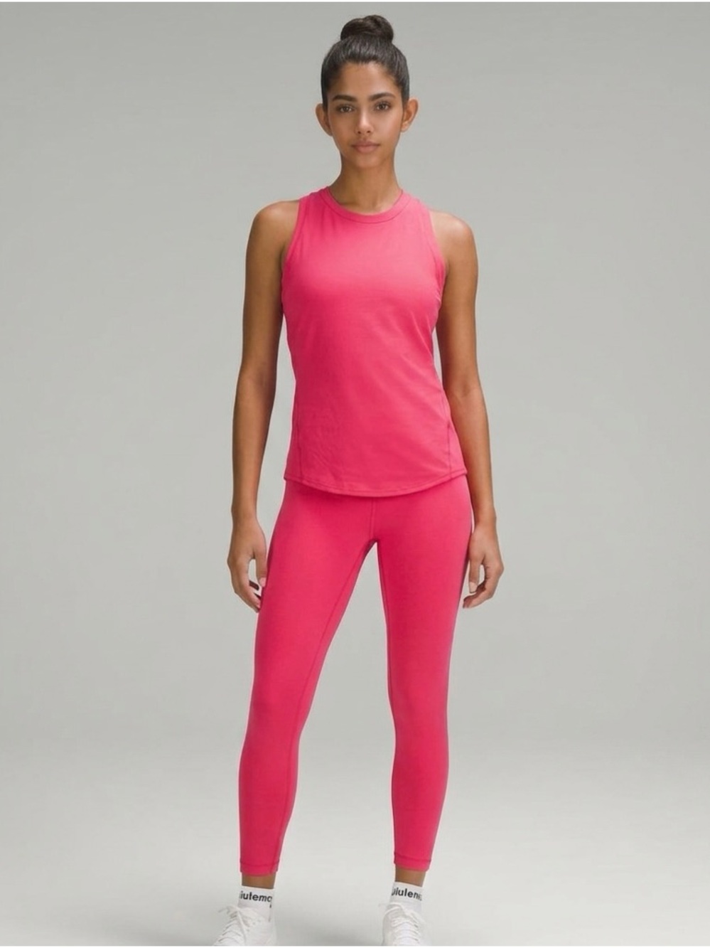 lululemon athletica lip gloss cool racerback Tank & align leggings sz 6